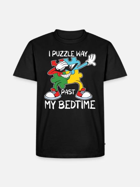 Puzzle Lover Jigzaw Puzzle Jeu de société Puzzler - T-shirt Premium bio Homme - noir