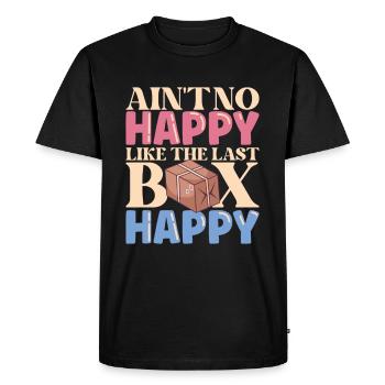 Commis des postes Postlady Postman Post Office - T-shirt Premium bio Homme - noir - Devant - Nico (187cm)