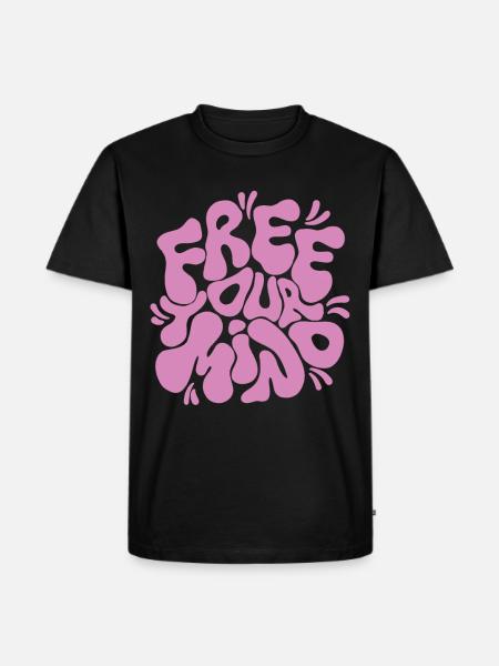 free your mind - Men's Premium Organic T-Shirt - black