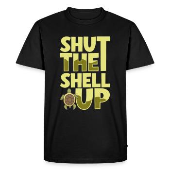 Boxer Boxing Turtle Turtles Sea Ocean Reptile - T-shirt Premium bio Homme - noir - Devant - Nico (187cm)