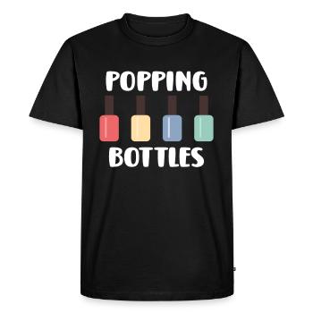 Nail Tech Technicien d'ongles Manucure Artiste d'ongles - T-shirt Premium bio Homme - noir - Devant - Nico (187cm)