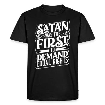 Sorcière Occulte Gothique Sombre Satanique Impie - T-shirt Premium bio Homme - noir - Devant - Nico (187cm)