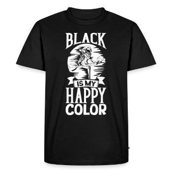 Sorcière Occulte Gothique Sombre Satanique Impie - T-shirt Premium bio Homme - noir - Devant - Nico (187cm)