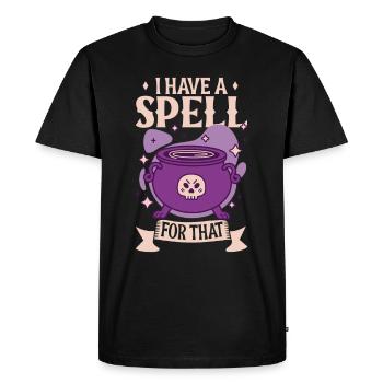 Sorcière Occulte Gothique Sombre Satanique Impie - T-shirt Premium bio Homme - noir - Devant - Nico (187cm)