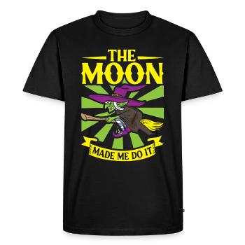 Sorcière Occulte Gothique Sombre Satanique Impie - T-shirt Premium bio Homme - noir - Devant - Nico (187cm)