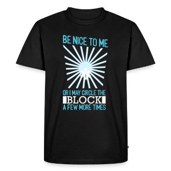 Paramedic First Responder Ambulance Driver - Men's Premium Organic T-Shirt - black - Front - Nico (187cm)