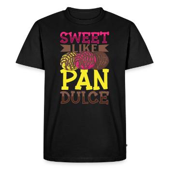 Humour espagnol Conchas Pain mexicain - T-shirt Premium bio Homme - noir - Devant - Nico (187cm)