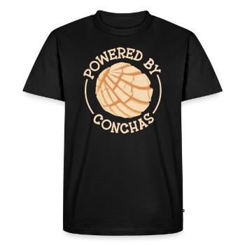 Humour espagnol Conchas Pain mexicain - T-shirt Premium bio Homme - noir - Devant - Nico (187cm)