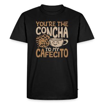 Humour espagnol Conchas Pain mexicain - T-shirt Premium bio Homme - noir - Devant - Nico (187cm)