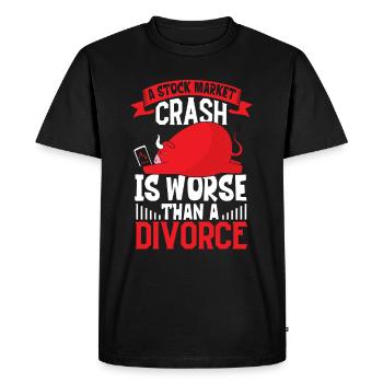 Stock Exchange Traders, Forex Traders, Investor Trading - Men's Premium Organic T-Shirt - black - Front - Nico (187cm)