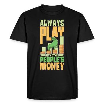 Stock Exchange Traders, Forex Traders, Investor Trading - Men's Premium Organic T-Shirt - black - Front - Nico (187cm)
