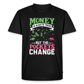 Stock Exchange Traders, Forex Traders, Investor Trading - Men's Premium Organic T-Shirt - black - Front - Nico (187cm)