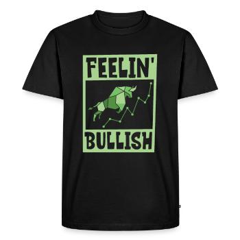 Stock Exchange Traders, Forex Traders, Investor Trading - Men's Premium Organic T-Shirt - black - Front - Nico (187cm)