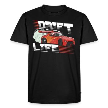 Car Drifting Racing Racing Car Motorsport - Men's Premium Organic T-Shirt - black - Front - Nico (187cm)