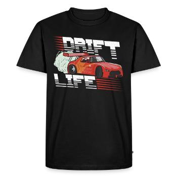 Car Drifting Racing Racing Car Motorsport - Men's Premium Organic T-Shirt - black - Front - Nico (187cm)