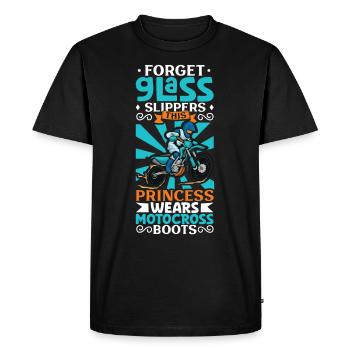 Dirt Bike Dirt Bike Riding Motocross Dirt Biking - T-shirt Premium bio Homme - noir - Devant - Nico (187cm)