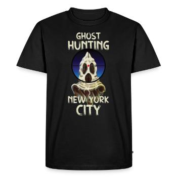 Enquêteur paranormal New York City Ghost Ghost - T-shirt Premium bio Homme - noir - Devant - Nico (187cm)