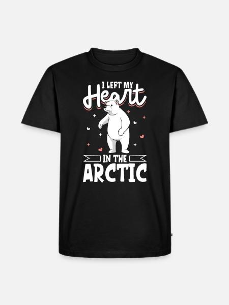 Polar Bear Global Warming Artic Seal hunting Ursus - Men's Premium Organic T-Shirt - black
