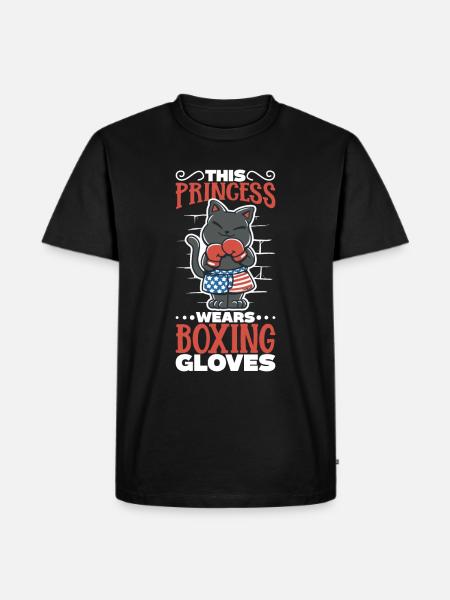 Frauenboxen Frauenboxen Boxerin Frauen - Männer Premium Bio T-Shirt - Schwarz