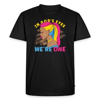 Pansexual Gay Pansexuality Asexual Asexuality - Men's Premium Organic T-Shirt - black - Front - Nico (187cm)