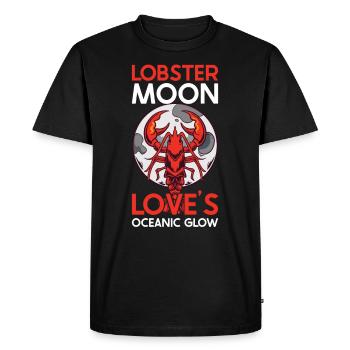 Homard Lune Écrevisse Bouillir Cajun Homard Cadeau - T-shirt Premium bio Homme - noir - Devant - Nico (187cm)