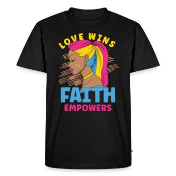 Pansexual Gay Pansexuality Asexual Asexuality - Men's Premium Organic T-Shirt - black - Front - Nico (187cm)
