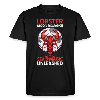 Homard Lune Écrevisse Bouillir Cajun Homard Cadeau - T-shirt Premium bio Homme - noir - Devant - Nico (187cm)