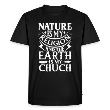 Indian Aborigines History of the Indigenous People - Men's Premium Organic T-Shirt - black - Front - Nico (187cm)