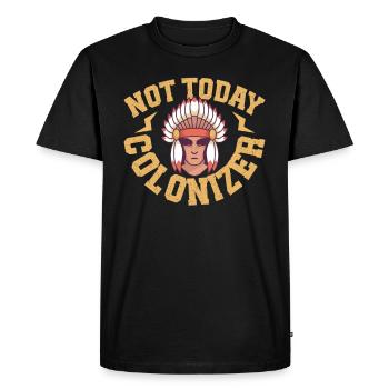 Indian Aborigines History of the Indigenous People - Men's Premium Organic T-Shirt - black - Front - Nico (187cm)