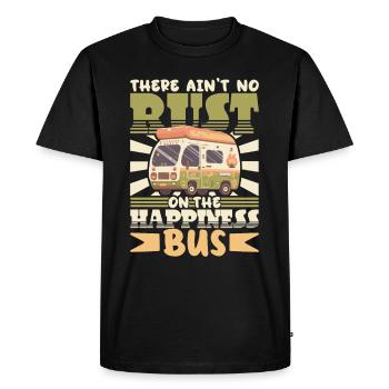 Hippie Lifestyle Flower Power Free Spirit Harmony - Men's Premium Organic T-Shirt - black - Front - Nico (187cm)