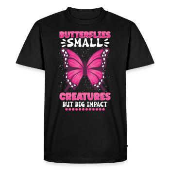 Insect Butterfly Monarch Monarch Habitat - Men's Premium Organic T-Shirt - black - Front - Nico (187cm)