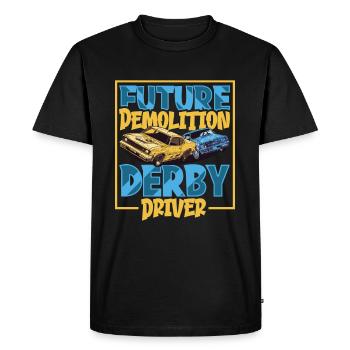 Demo Derby Demolition Derby Demolition Derby - T-shirt Premium bio Homme - noir - Devant - Nico (187cm)