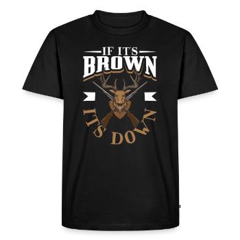 Deer Hunting Deer Hunters Hunting Season Buck Hunting - Men's Premium Organic T-Shirt - black - Front - Nico (187cm)