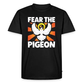 Pigeon Pigeon Racing Colombophile Pigeonnier Gardien de pigeons - T-shirt Premium bio Homme - noir - Devant - Nico (187cm)