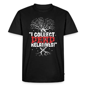 Arbre généalogique Historien de la famille Généalogie Généalogiste - T-shirt Premium bio Homme - noir - Devant - Nico (187cm)