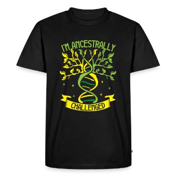 Arbre généalogique Historien de la famille Généalogie Généalogiste - T-shirt Premium bio Homme - noir - Devant - Nico (187cm)