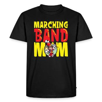 Musique de répétition de l’école clarinettiste de fanfare - T-shirt Premium bio Homme - noir - Devant - Nico (187cm)