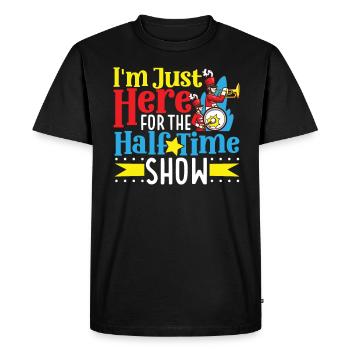 Marching Band Clarinetist School Rehearsal Music - Men's Premium Organic T-Shirt - black - Front - Nico (187cm)