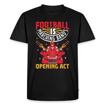 Musique de répétition de l’école clarinettiste de fanfare - T-shirt Premium bio Homme - noir - Devant - Nico (187cm)