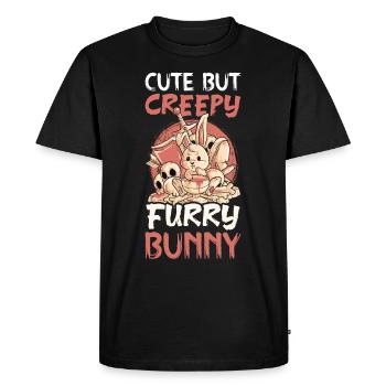 Horror Rabbit Murder Horror Movie Fan Goth Gothic - Men's Premium Organic T-Shirt - black - Front - Nico (187cm)