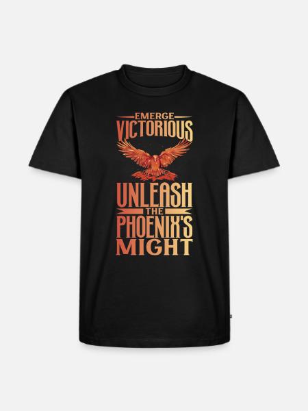 Phoenix Bird Mythical Creatures - Men's Premium Organic T-Shirt - black