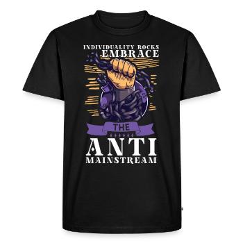 Conspiracy Theories Conspiracy Theorist Freemason - Men's Premium Organic T-Shirt - black - Front - Nico (187cm)