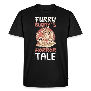 Horror Rabbit Murder Horror Movie Fan Goth Gothic - Men's Premium Organic T-Shirt - black - Front - Nico (187cm)