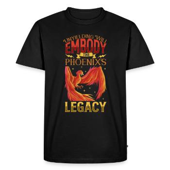 Phoenix Bird Mythical Creatures - Men's Premium Organic T-Shirt - black - Front - Nico (187cm)