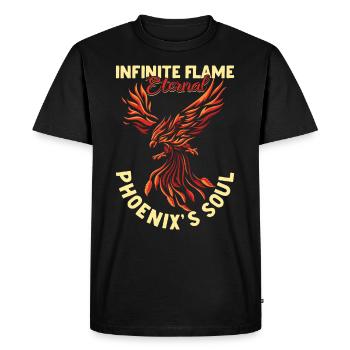 Phoenix Bird Mythical Creatures - Men's Premium Organic T-Shirt - black - Front - Nico (187cm)