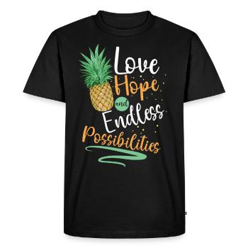 Day of embryo transfer IVF in vitro fertilization - Men's Premium Organic T-Shirt - black - Front - Nico (187cm)