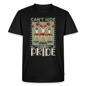 Cheerleading Cheer Quote Football Stadium Dance - T-shirt Premium bio Homme - noir - Devant - Nico (187cm)
