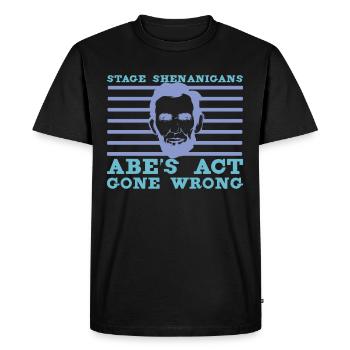Abraham Lincoln Theater Theatre Histoire des États-Unis - T-shirt Premium bio Homme - noir - Devant - Nico (187cm)