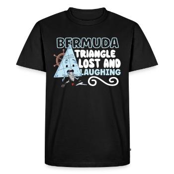 Mysterious enforced disappearances in the Bermuda Triangle - Men's Premium Organic T-Shirt - black - Front - Nico (187cm)