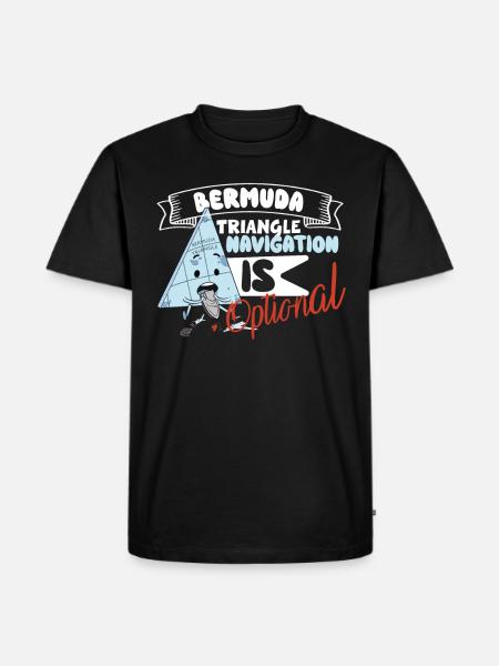 Mysterious enforced disappearances in the Bermuda Triangle - Men's Premium Organic T-Shirt - black